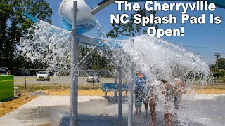 A Splash In Cherryville NC The Splash Pad Is Open [upl. by Virg]