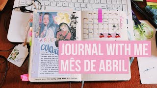 MÊS DE ABRIL NO BUJO journaling with me [upl. by Rashidi748]