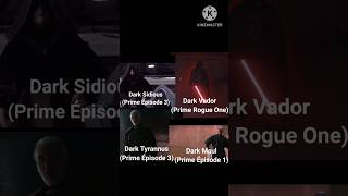 Sidious VS Vador VS Tyrannus VS Maul starwars [upl. by Bakki]