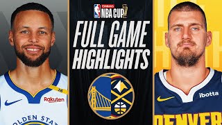 WARRIORS at NUGGETS  EMIRATES NBA CUP 🏆  FULL GAME HIGHLIGHTS  December 3 2024 [upl. by Si]