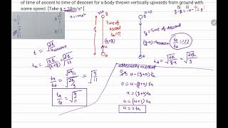 3 Assuming that air offers constant retardation of 1ms²any moving body find the ratio of time of [upl. by Lesna]