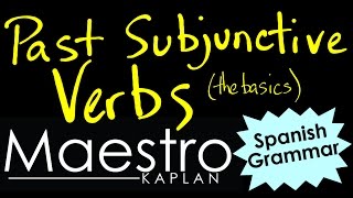 PAST SUBJUNCTIVE How to form conjugate verbs in IMPERFECT SUBJUNCTIVE [upl. by Oecam]