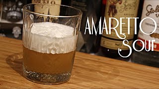 Amaretto Sour Cocktail Recipe [upl. by Zilvia750]