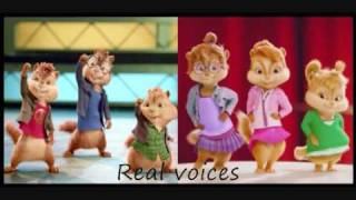 The Girls of RocknRoll  The Chipettes amp Chipmunks REAL VOICES [upl. by Melba412]