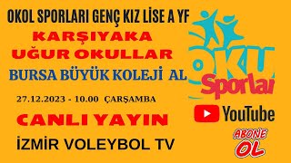 Özel Karşıyaka Şemikler Uğur Koleji 🆚️ Bursa Büyük Koleji Genç Kızlar A Yarı Final Grubu Bolu [upl. by Donica]