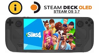 Sims 4 on Steam Deck OLED with Steam OS 37 [upl. by Polivy]