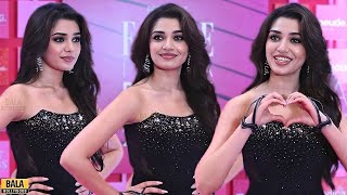 Krithi Shetty Looks Elegant In Black Off Shoulder Outfit at Elle India Beauty Awards 2024 [upl. by Jimmie]