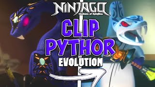 Pythors evolution Lego ninjago Clip Fun made Pythor all appearances [upl. by Atiram903]