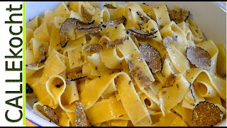 Sommertrüffel zubereiten  Mein Rezept mit Bandnudeln  Trüffelpasta [upl. by Corinne]