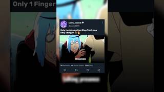 Only Hashirama Can Stop Tobirama only one finger 🔥💀 anime naruto shorts short [upl. by Selene]