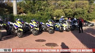 La Ciotat  découvrez la trajectoire de sécurité pour les motards [upl. by Ocinemod270]