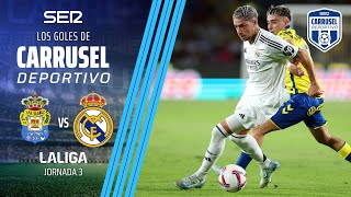 ¡Nuevo pinchazo de Madrid el Liga Resumen de goles del Las Palmas 1  1 Real Madrid [upl. by Petrina381]