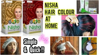 Shocking Result Coloring My Hair at Home  Nisha Flame Red and Golden Blonde 👱‍♀️ Riya Peter [upl. by Enyluqcaj33]