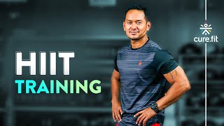 HIIT TRAINING  HIIT Exercise For Beginners  HIIT Exercise  HIIT Workout  Cult Fit  CureFit [upl. by Pattin]