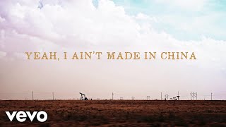 Aaron Lewis  Made In China Lyric Video [upl. by Acirtap]