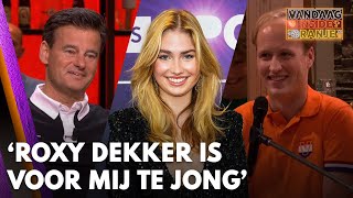 Wilfred vraagt Milo van Bankzitters naar Roxy Dekker Dat is voor mij te jong [upl. by Notsnarc]