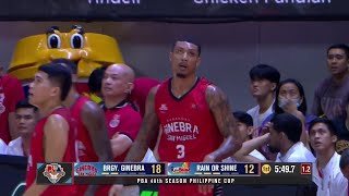 Jamie Malonzo SIZZLES FOR 15 1Q points for Ginebra vs Rain or Shine  2024 PBA Philippine Cup [upl. by Hahn]