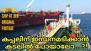 Ship refuelling at sea കടലിൽ വെച്ച് കപ്പലിന് ഇന്ധനം നിറക്കുന്നത് Malayalam vlog by Anu CJ [upl. by Gronseth359]