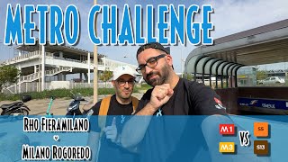 METRO CHALLENGE  Come raggiungere la stazione di Milano Rogoredo partendo da Rho Fiera [upl. by Bautram994]