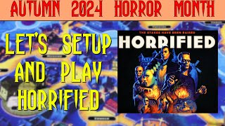 LETS PLAY—Horrified—Solitaire Setup amp Playthrough [upl. by Atsylac15]