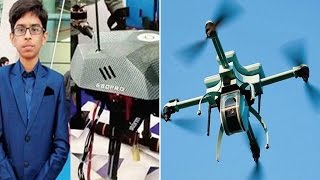 14YearOld Gujarat Boy Signs 5 Crore Deal For Production Of His AntiLandmine Drone [upl. by Aivatnuhs]