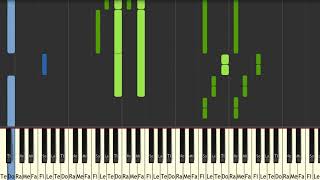 Pokemon Platinum Version Distortion World  ピアノ（Synthesia） [upl. by Llehcnom]