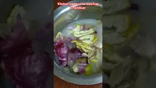 Kitchen waste se Plants k liye taiyar Karen free ka fertilizergreenaryflowers [upl. by Aile]