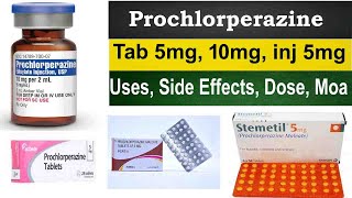 prochlorperazine 5 mg 10 mg tablet  prochlorperazine injectable solution 5mgmL Uses Side Effect [upl. by Vladi135]