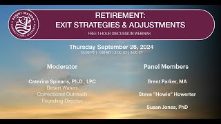 RETIREMENT EXIT STRATEGIES amp ADJUSTMENTS [upl. by Dimitry21]