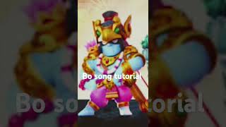 Bo song tutorial [upl. by Orabel94]