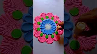 Small amp easy rangoli for diwali  new design rangoli [upl. by Sheree]