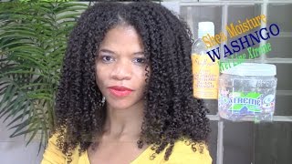 Wash and Go  Shea Moisture and Wet Line Xtreme [upl. by Vyse]