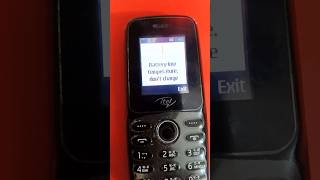 Itel keypad mobile battery temperature too low the phone will soon power off [upl. by Stella]