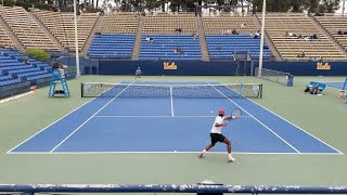 Govind NandaUCLA vs Nishesh BasavareddyStanford College Tennis Full Match [upl. by Nancy]