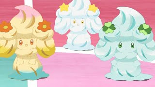 Milcery and Alcremie Pokemon all Attacks pokemon milcery alcremie all attacks youtubevideo [upl. by Rovelli555]