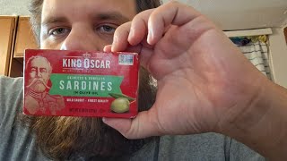 King Oscar sardines in olive oil review [upl. by Putnam]