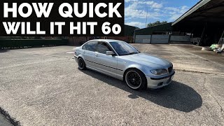 How fast will my bmw e46 330d remapped do 060mph with 250 k on the clock [upl. by Nodyarg]