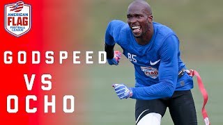 Flag Football Highlights Ochocinco looks to advance his team to 1 Million final  NFL [upl. by Rhianon]