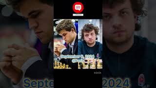 Battle Of The Chess Titans Carlsen Takes On Niemann In Paris shorts ytshorts [upl. by Kissel]