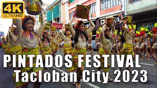 Virtual Tour 4K  Pintados Festival 2023 Parade  Tacloban City  Julanders [upl. by Araihc]