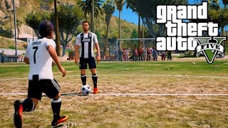 GTA 5 MOD VITA REALE DA BAMBINO 90  SCONTRO EPOCALE RONALDO JR VS CRISTIANO RONALDO NELLA JUVE [upl. by Aninad]