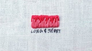 How to Long and Short Stitch [upl. by Hesther]