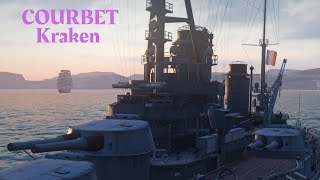 Courbet Battleship  World of Warships Legends Console [upl. by Campball]