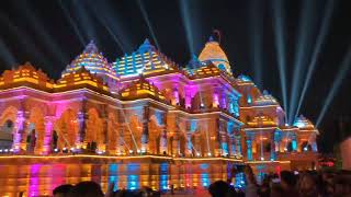 Ram Mandir Ayodhya status  Ram mandir whatsapp status Ram shiya ram song Status  night rammandir [upl. by Nedloh]