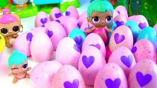 Яйца с Сюрпризом и Семейка Куклы Лол Сюрприз Мультик Lol Families Surprise Dolls Hatchimals [upl. by Rudiger]