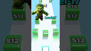 Levelup challenge ⏫🕹️ Jelly Run 2048 marvelgameshulkstackballjellyrun2048bgmifreefiregaming [upl. by Daniala431]