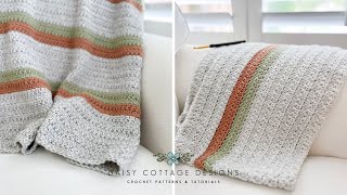 Fall Blanket Tutorial Crochet [upl. by Ziom271]