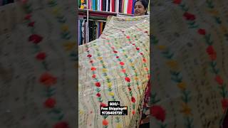 Phulkari Dupatta🥰🌸 9728405735📞 millionviews viral viralshorts fashion Phulkari dupatta [upl. by Ode118]