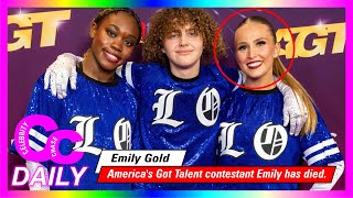 Los Osos High School dancer and Americas Got Talent contestant Emily Gold 17 has died  CelebChase [upl. by Nappy488]