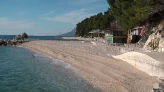 Baska Voda beaches Ikovac and Berulia 01 FULL HD [upl. by Anecusa]